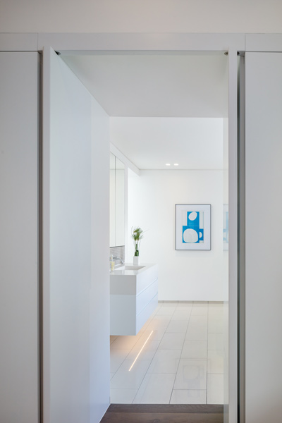 Photograph showing the beautiful frameless door system, 04 of 06.