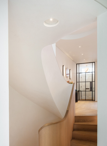 Entrance hall featuring timber steps, 11 of 27.