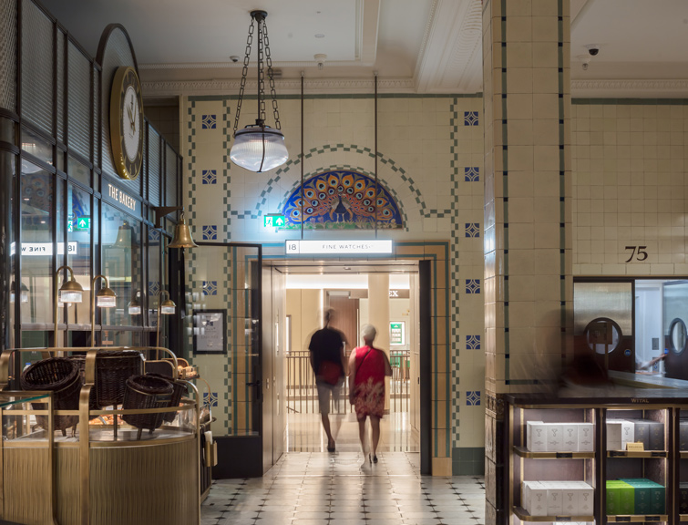 Signage at Harrods foodhall, 11 of 12.