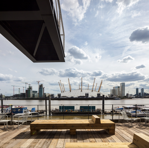 View of East London from the timber terrace, 13 of 20.